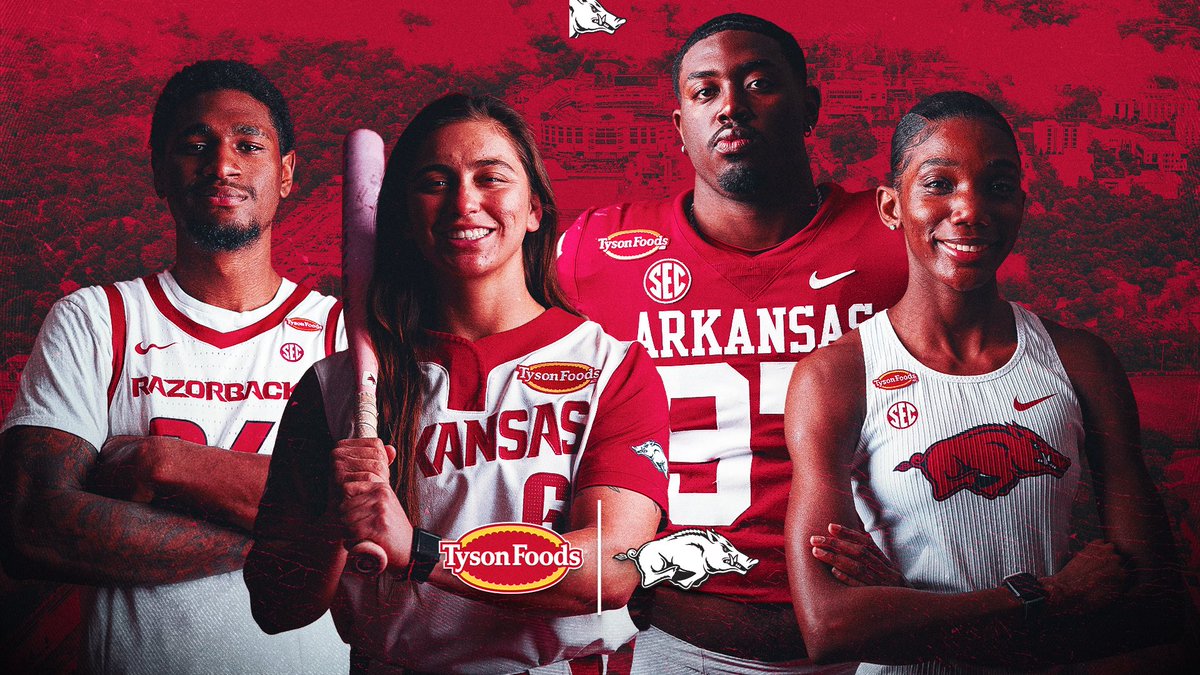 ArkRazorbacks's tweet image. Rooted in Arkansas.

#OneRazorback | @TysonFoods
