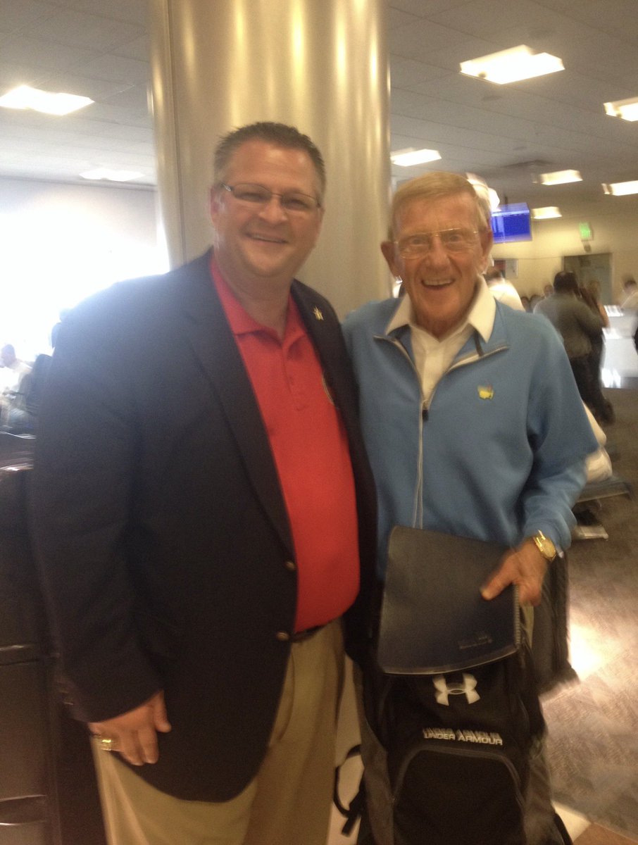 SheriffIvey's tweet photo. Meeting and spending time with Coach Lou Holtz was the honor of a lifetime as he was not only an incredible leader and coach, but an amazing husband, father, friend, and man of faith!!

God Speed Coach https://t.co/JvzolbPOIh