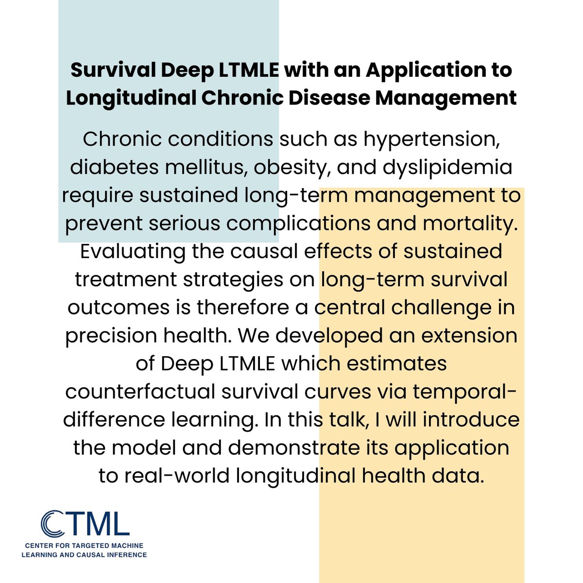 CTML - Center for Targeted Machine Learning tweet media