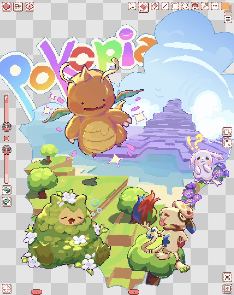 Mil_zery's tweet image. Pokopia is the. Best. Game. Ever 🌟
