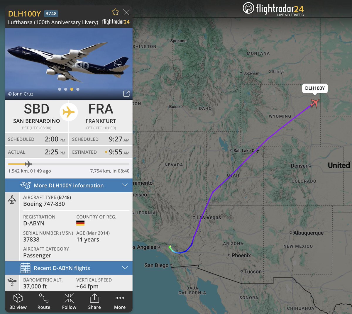 Flightradar24 tweet media