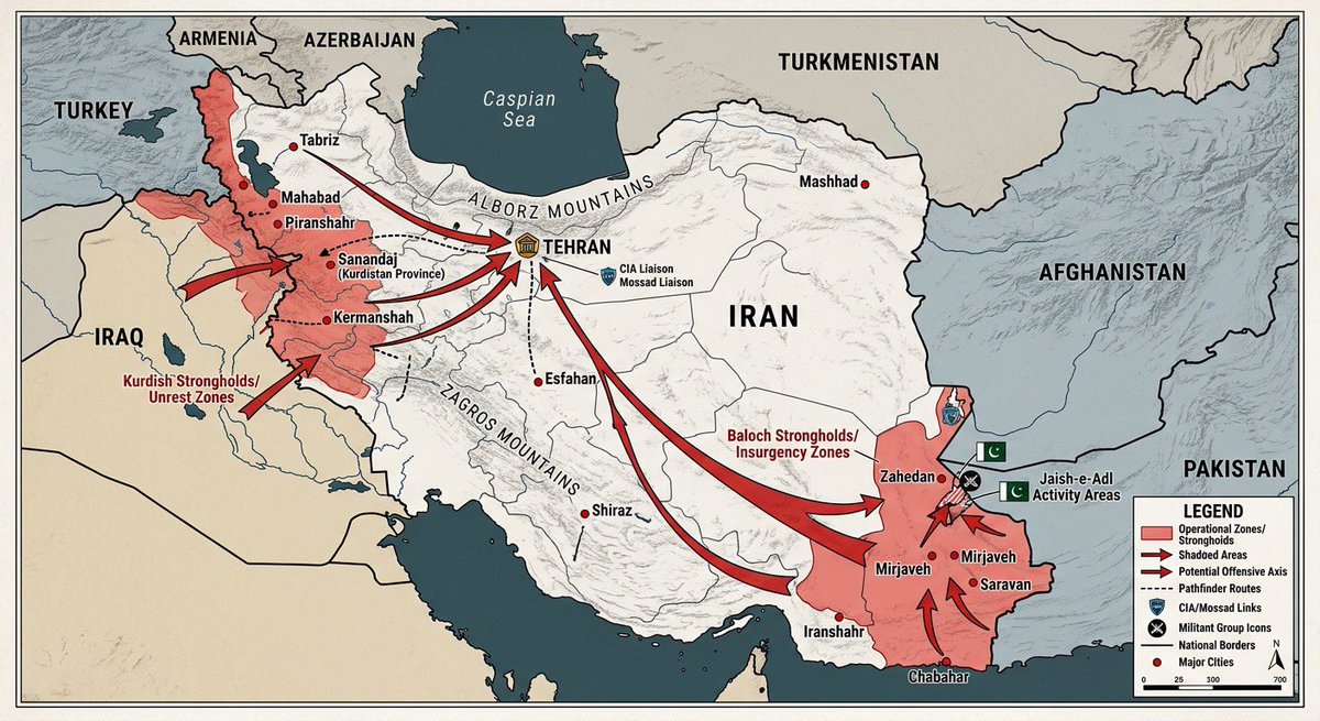 **BLUEPRINT UNVEILED**

Iran's Multi-Front Ground Offensive – CIA/Mossad Deals with Kurds &amp; Baloch Set Stage for Regime Collapse**  
*By Major Samar Toor (Infantry Combat Veteran)*

Boots on the ground are primed 
A clandestine blueprint for a full-spectrum ground offensive into
