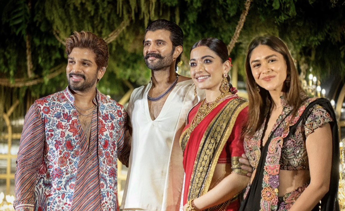 Relatableraa's tweet photo. One frame Nine movies
#GeethaGovindam #FamilyStar #Kalki #DearComrade #PushpaTheRise #Pushpa2TheRule #Sitharamam #Ranabaali #AA22xA6 https://t.co/jGrMn3To5c