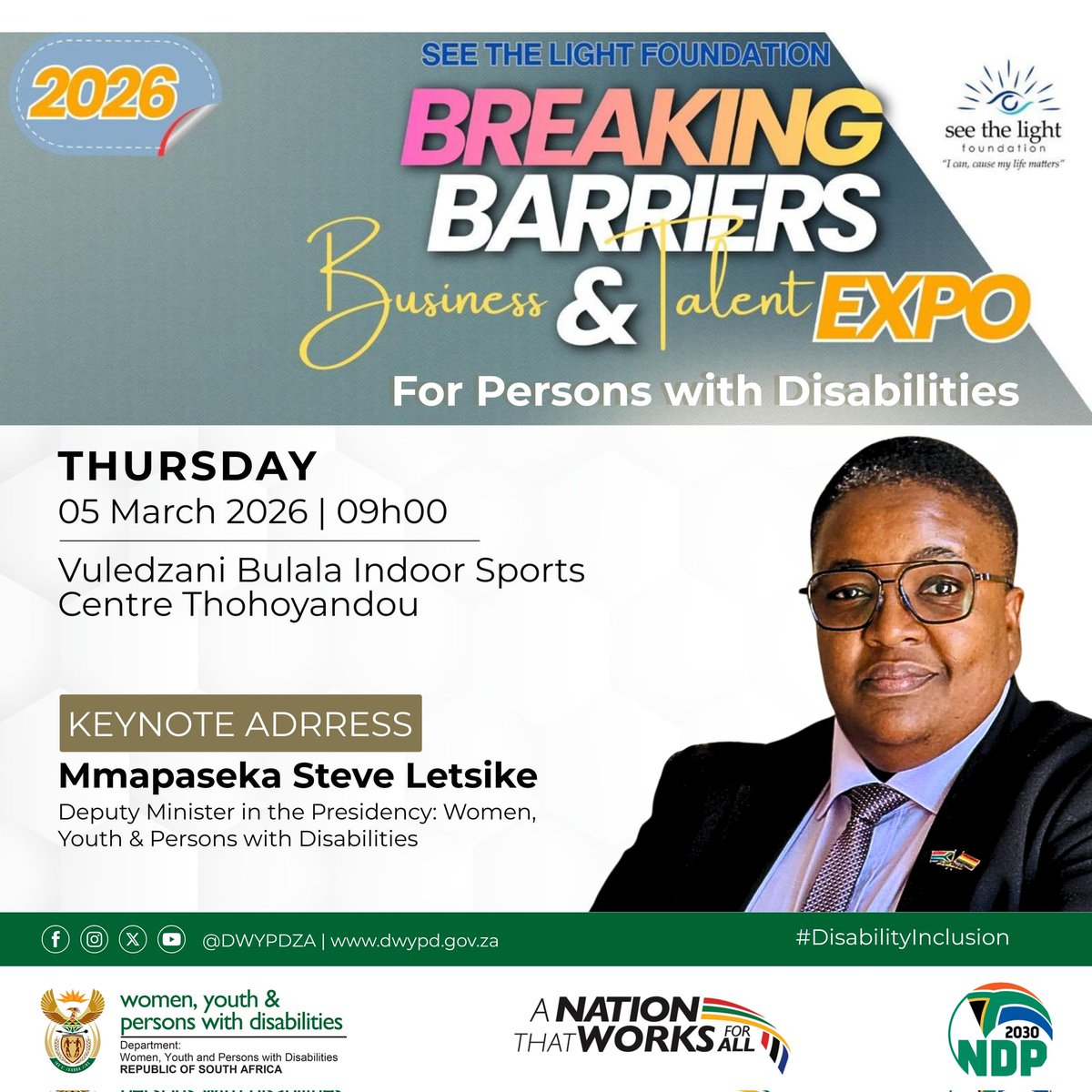 Dept of Women, Youth & Persons with Disabilities tweet media