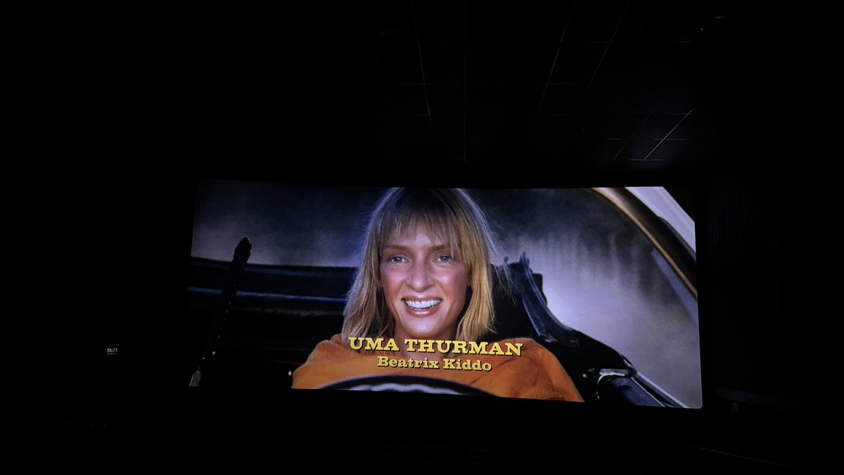 Matirodri22's tweet photo. Kill Bill en el cine. Experiencia transformadora. https://t.co/sTy2LW0HrV