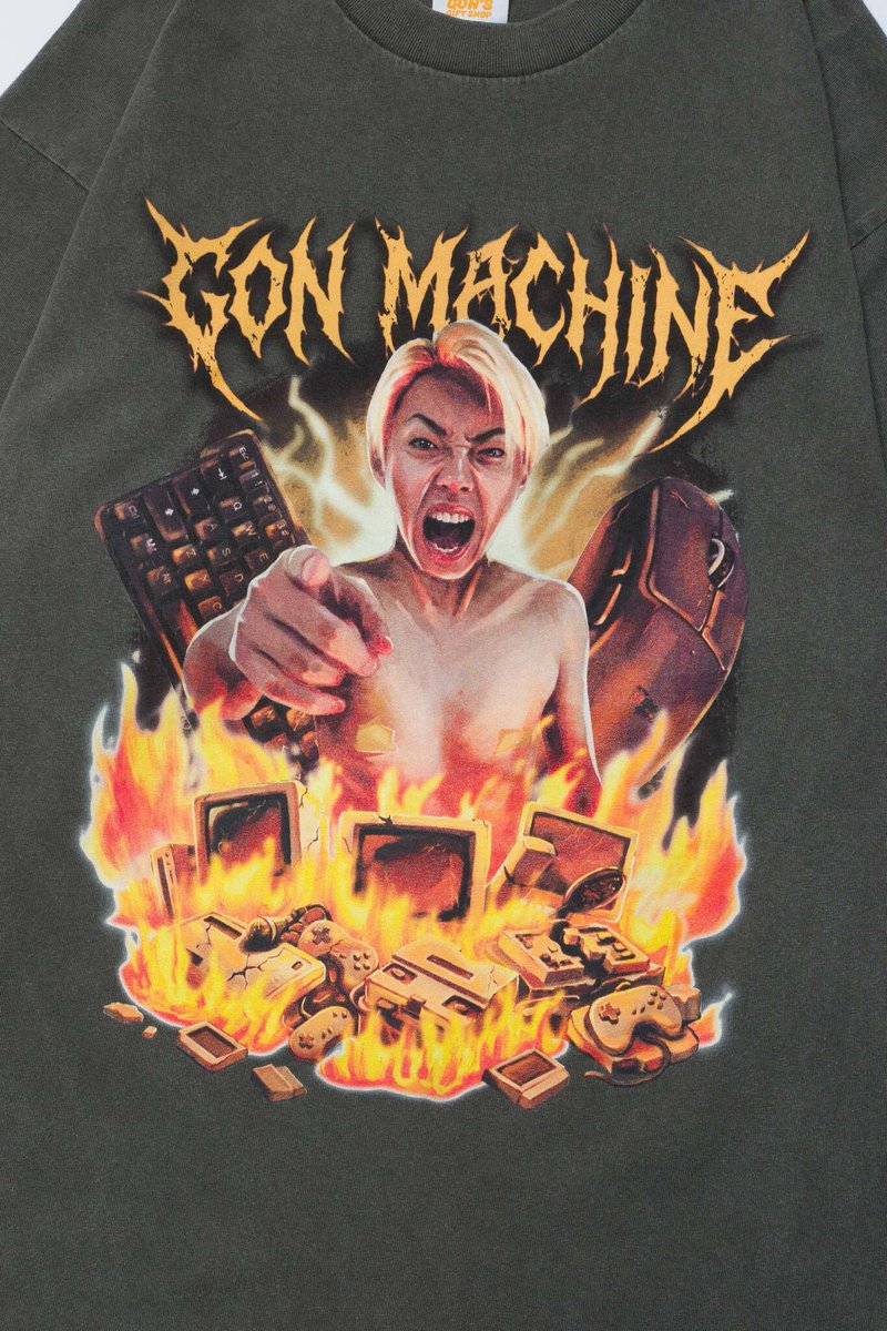GON MACHINE」Tシャツ、朝ごはんチャンネルグッズなどインパクト大―全