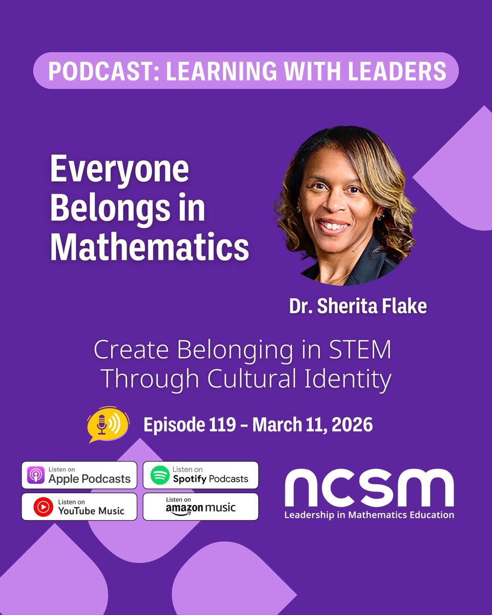 NCSM: Leadership in Mathematics Education tweet media