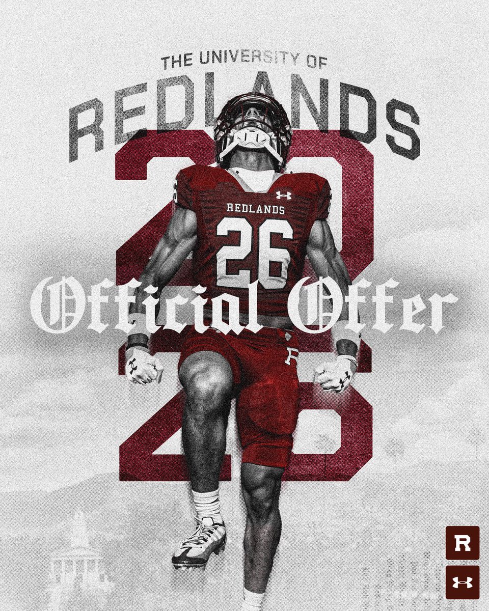 After a great conversation with <a href="/UR_CoachGood/">Jim Good</a> and <a href="/UR_CoachMariani/">Joey Mariani</a> I am blessed to receive and offer from the University Of Redlands!!!