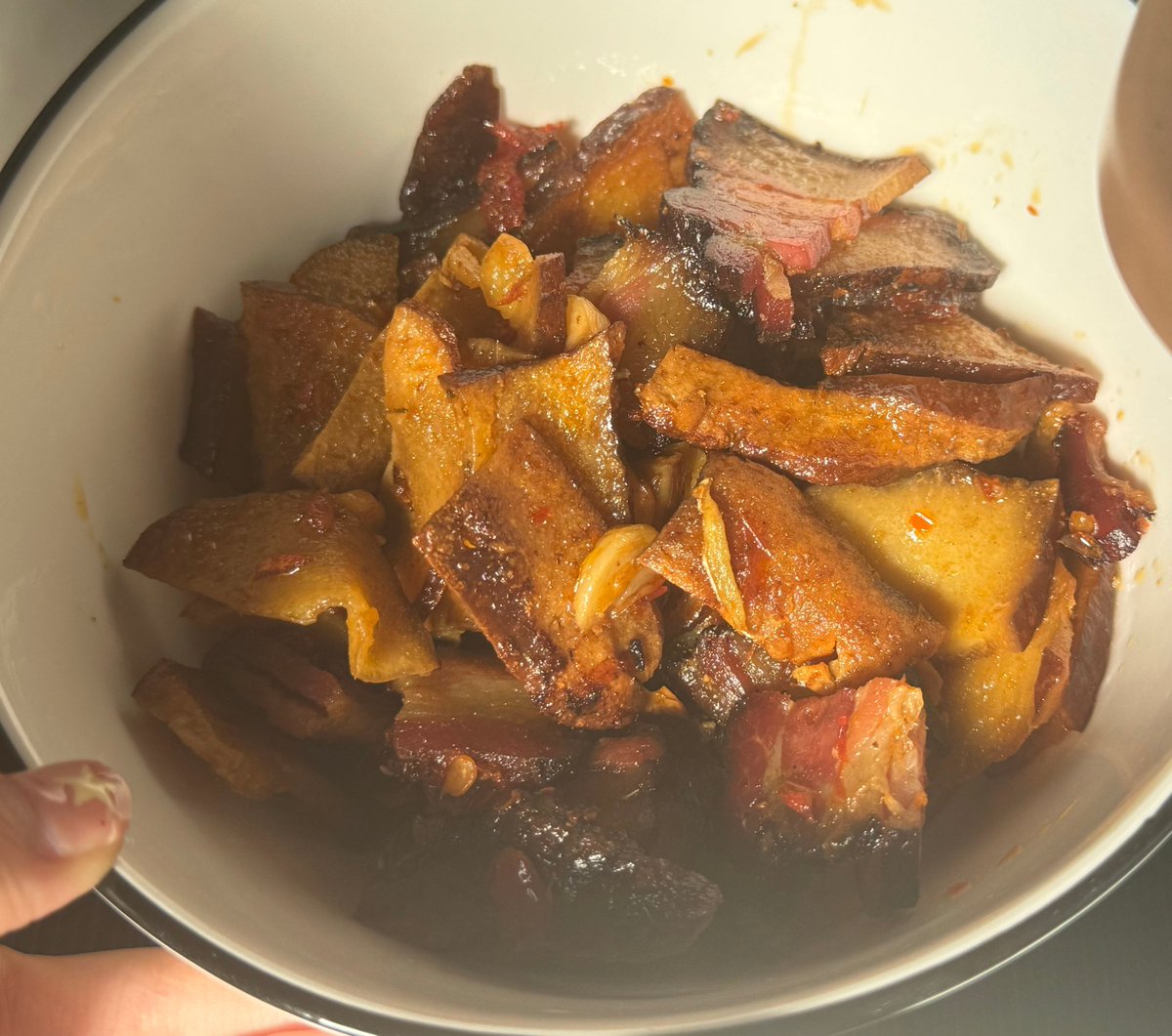 螺蛳粉➕香干腊肉家里带来的 好好好好吃