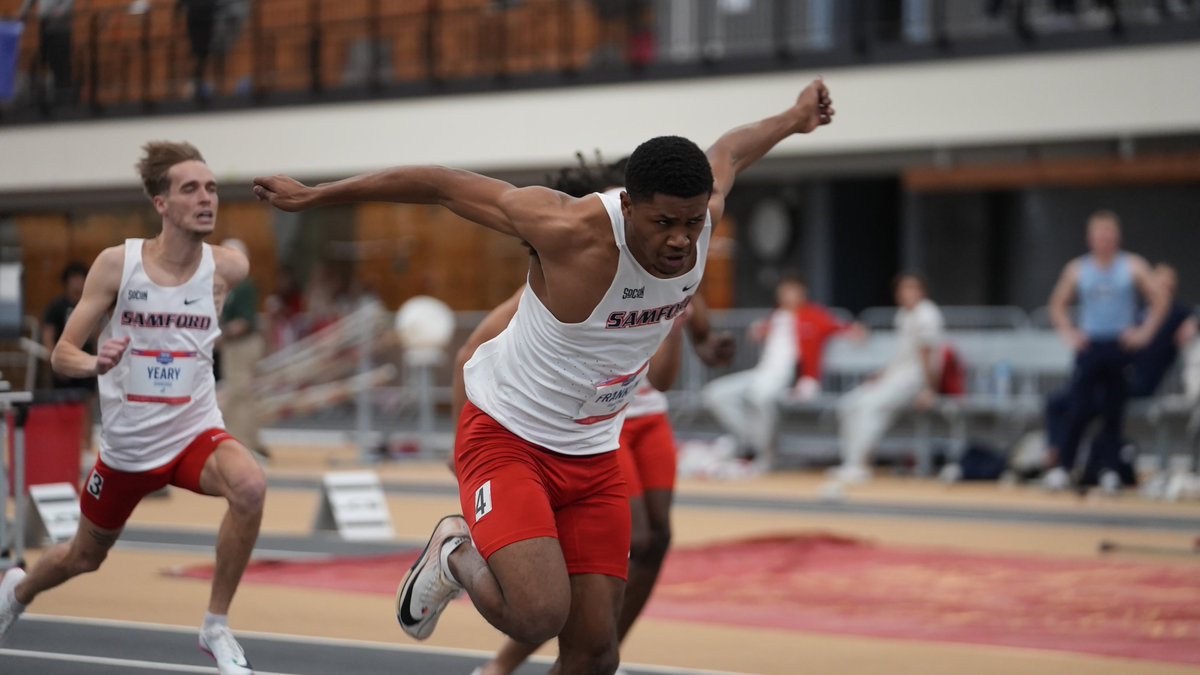 SamfordXC_TF's tweet photo. 🚨NCAA CHAMPIONSHIPS QUALIFIER🚨

@frankln_brad has qualified for the NCAA Indoor Championships in the men's 60-meter hurdles!!!

📰https://t.co/avUnS5iH1V

#AllForSAMford https://t.co/xzbM7Hw20S