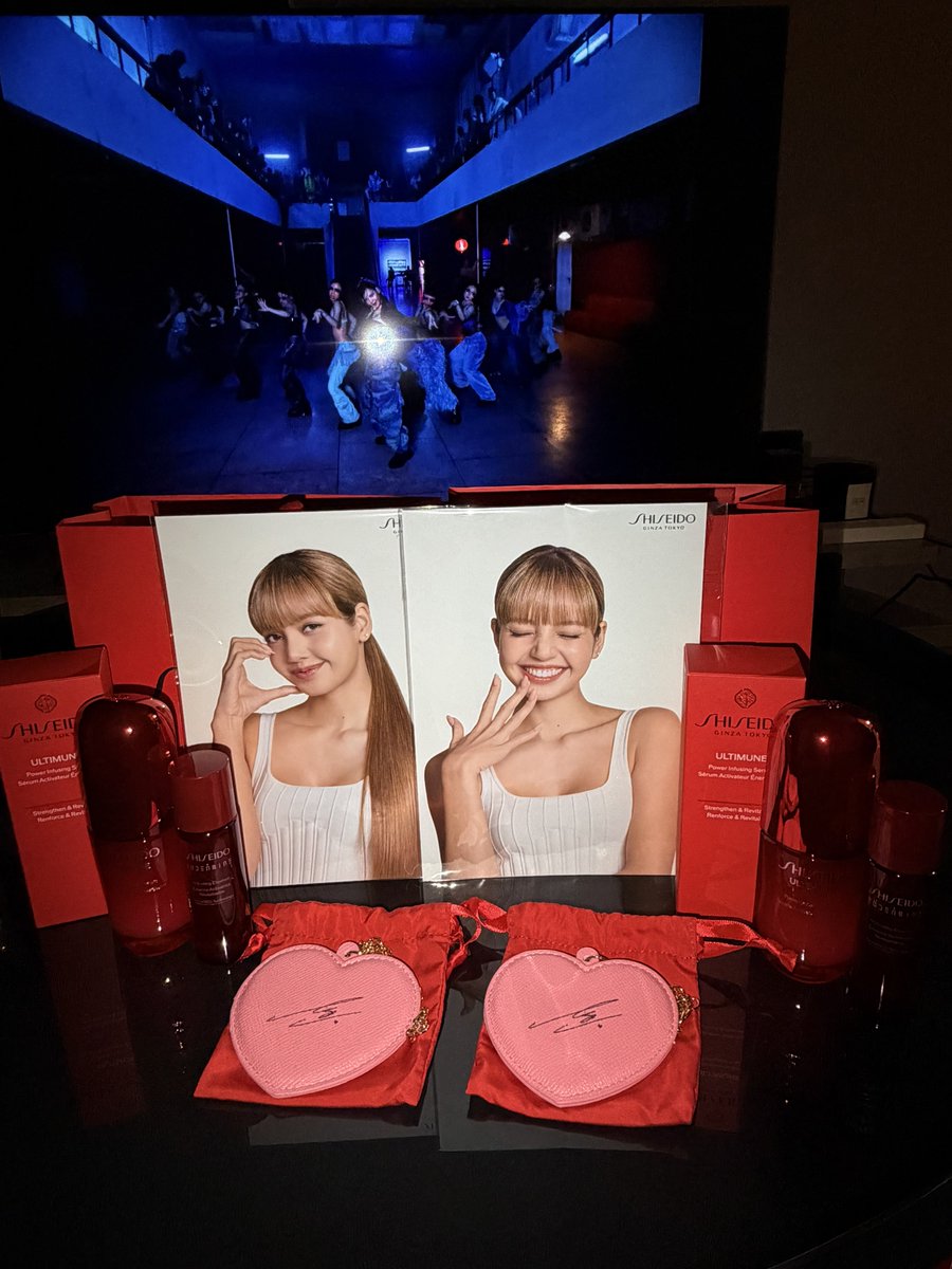 Kendrickkane34's tweet photo. #LISAwithULTIMUNE
 #ULTIMUNE 
 #SHISEIDO 
沢山使ってスキンケア頑張ります❤️ https://t.co/Hjrd2Nk2fz