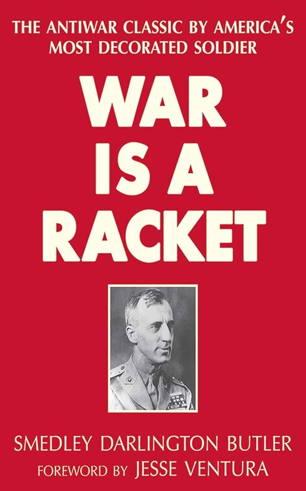 the_arman00's tweet image. Dear Americans. Major General Smedley Butler was the most decorated marine in US history with two medals of honour.

He warned you all back in 1935  about corporate greed dragging you into wars solely to extract resources and then leaving you with nothing.

#WarIsaRacket