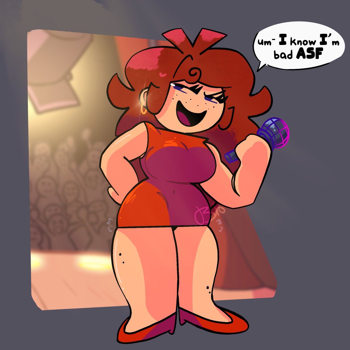 AYYYY since the last post went viral. Here’s FNF GF :D
#fnf #fnfgf #fridaynightfunkin #art