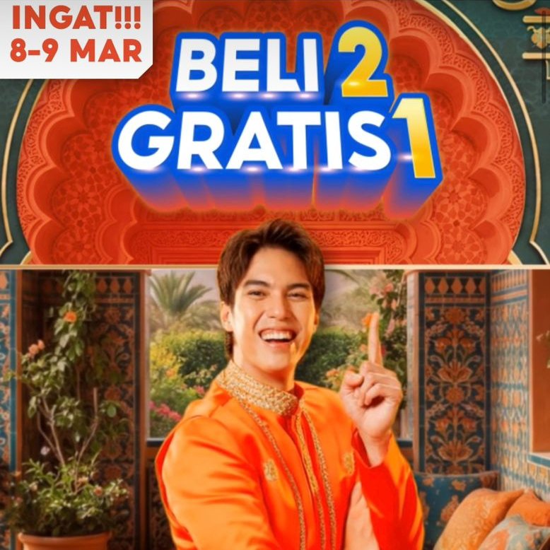GhazianSalsabil's tweet photo. #ShopeeBeli2Gratis1Jam8Malam Belanja makin hemat di Shopee! Nikmati promo beli 2 gratis 1 yang bisa kamu klaim setiap hari tepat jam 8 malam WIB. Jangan sampai ketinggalan, siapkan keranjangmu sekarang juga. Di Shopee Beli 2 Gratis 1 Setiap Hari Jam 8 Malam WIB! https://t.co/m8NVzPwMha