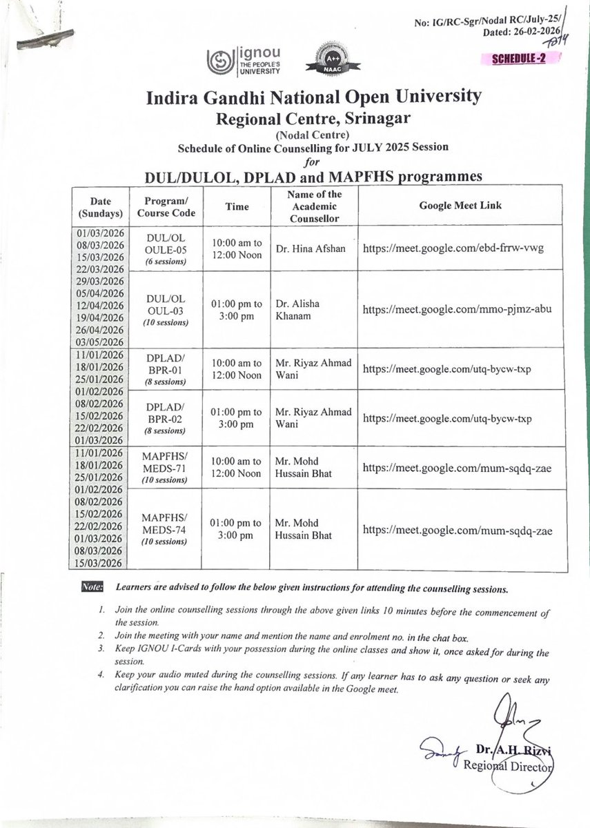 IGNOU Dehradun (@dehradunignou) on Twitter photo 