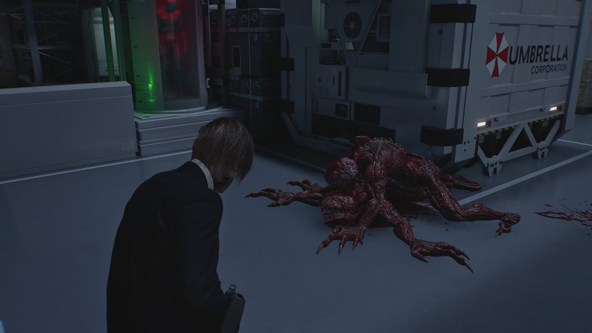 Farrellbgx's tweet photo. I think I interrupted something. #requiem #RE9 https://t.co/zltUIXrHgJ