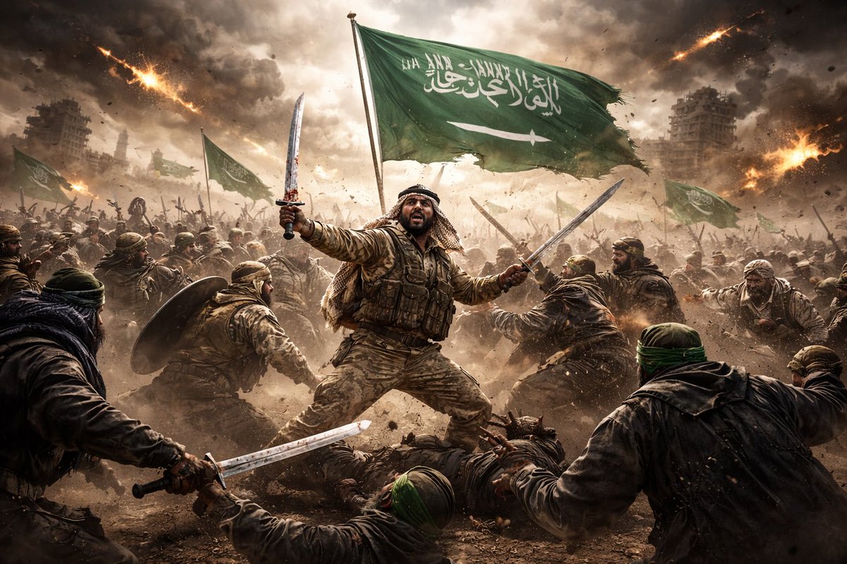 هي معركة بقاء وبلاد التوحيد صامدة وقادرة على دحر كل من اراد بها سوء
وسوف تنتصر على اعدائها بعون الله