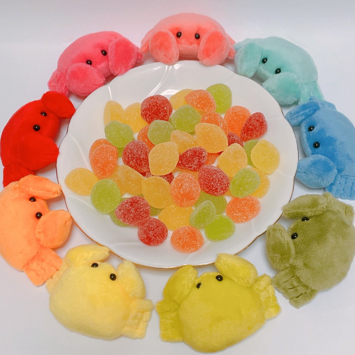 人類総ｶﾆﾇｼ化計画の　作戦会議
おやつをそえて