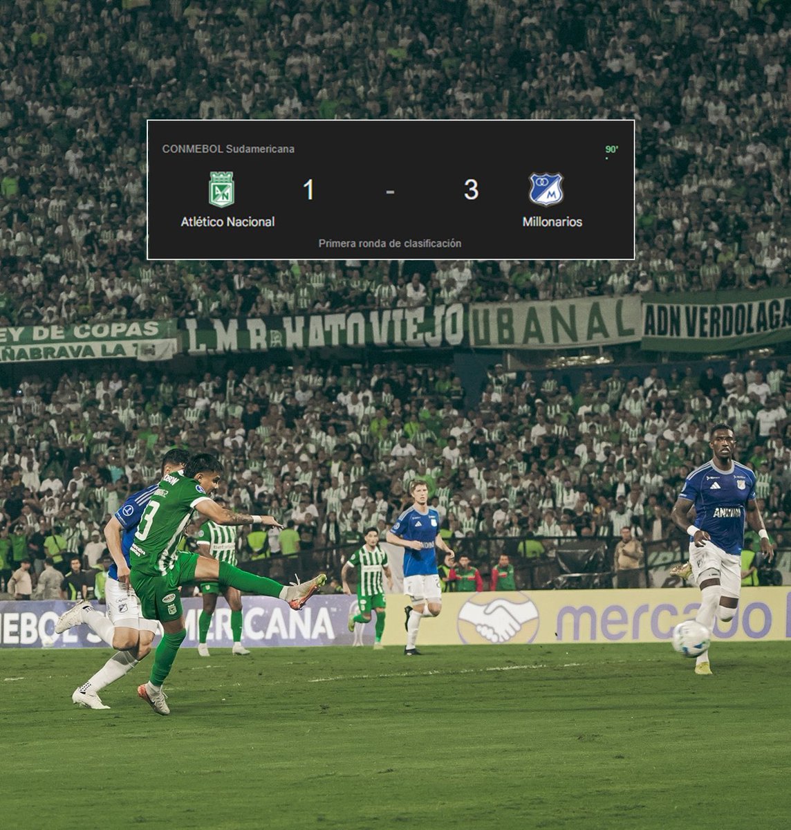 Gracias Guerreros”  ah no ese es del otro <a href="/FCF_Oficial/">FCF</a> 🫠 
cuando los jugadores de #AtleticoNacional dejen de estar más pendientes de la publicidad de la foto del viaje del último carro ese día Nacional volverá a serGRANDE para ganar un torneo internacional . #CopaSudamericana