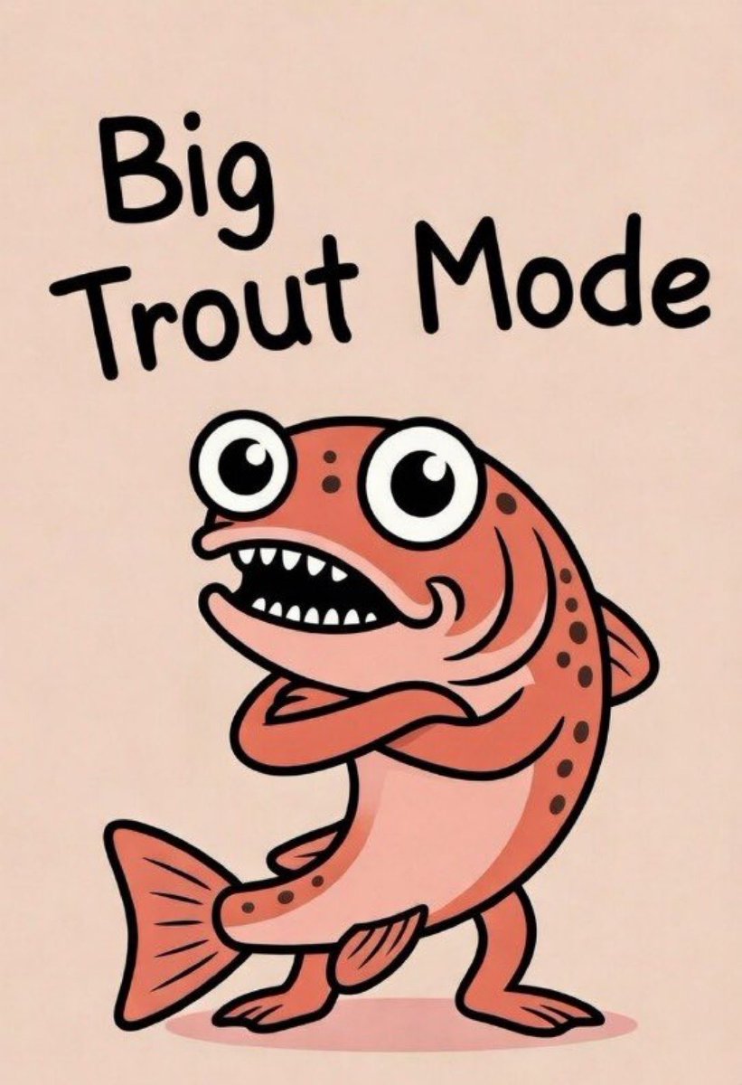 Still here. 

Still accumulating.

Still no reason to capitulate.

Tons of catalysts to come.

Dev buying the floor here too and building a treasury wallet is a key. 

Long term vision. 

$BigTrout can absolutely be one of the biggest cult coins.