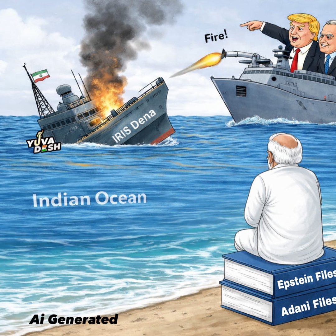 Narendra Modi just surrendered the Indian Ocean to USA and Israel.

PM is Compromised 💯📌