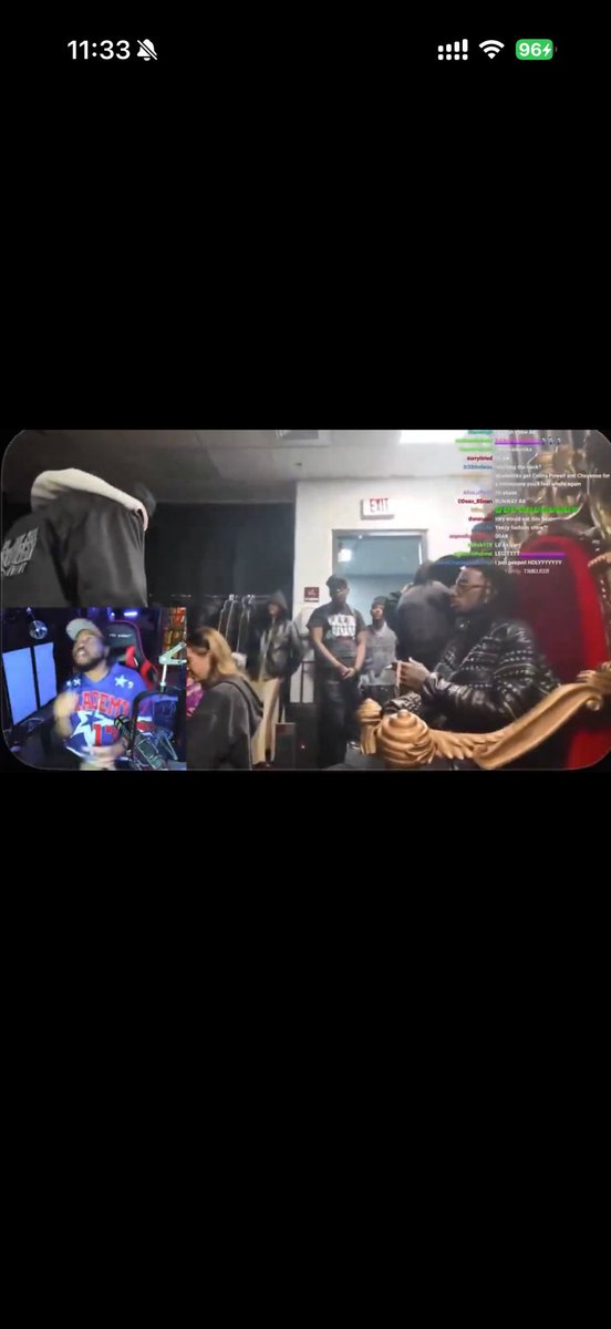 is this nigga sitting on a throne