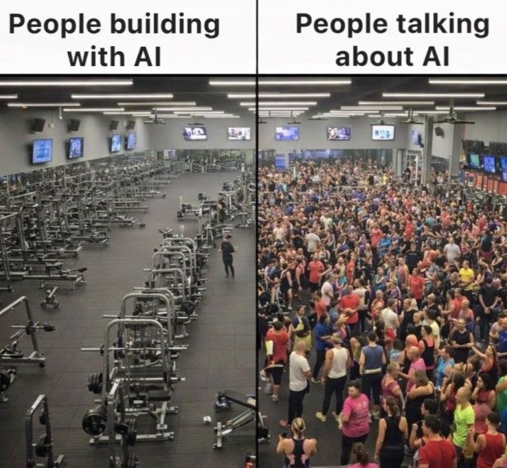 AI Productivity vs Noise

My advice: talk LESS, build MORE.