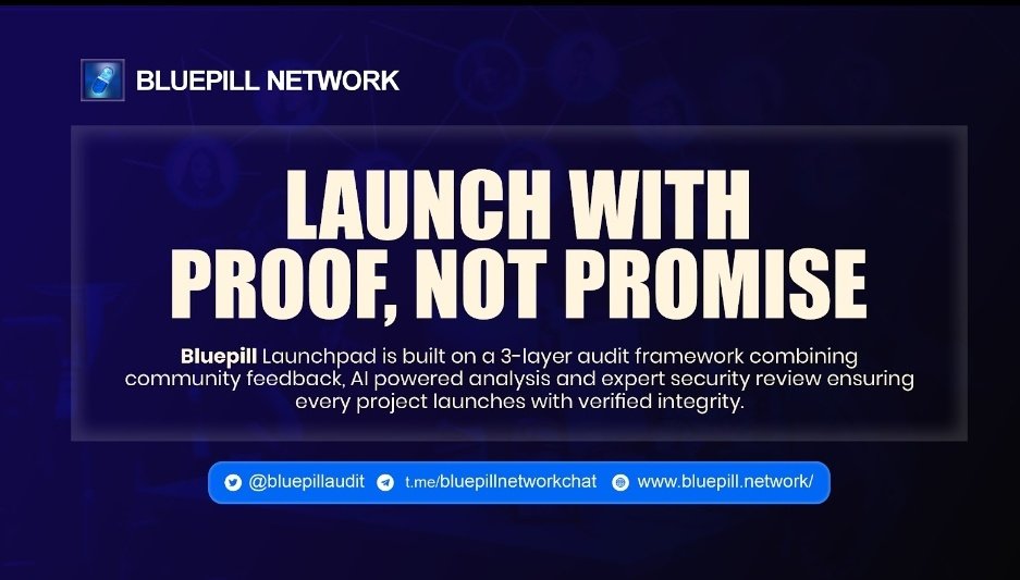 WifeyBhee890's tweet image. The future of AI needs stronger security.

Bluepill @bluepillaudit brings AI-driven auditing and expert oversight to projects scaling on Web3.

Now featured on @Coinstoreexc Launchpad.
Secure growth starts here.
🔗 bluepill.network

#Coinstore #IEO #Launchpad
