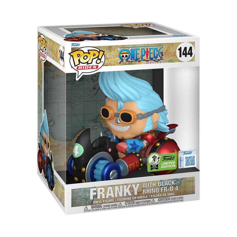 Emerald City Comic Con exclusive Funko Pop! Rides Deluxe Franky with Black Rhino FR-U 4 is LIVE at the Funko Shop.

Link: mavely.app.link/4Gs6NTwWe1b

$29.99 each. Free shipping on orders $65+

There is a chance for a convention sticker.

#OnePiece
#FunkoPop
#Ad