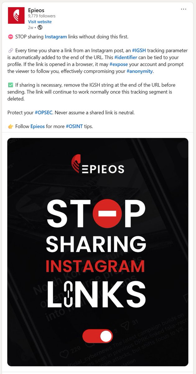 Forensic OSINT tweet media