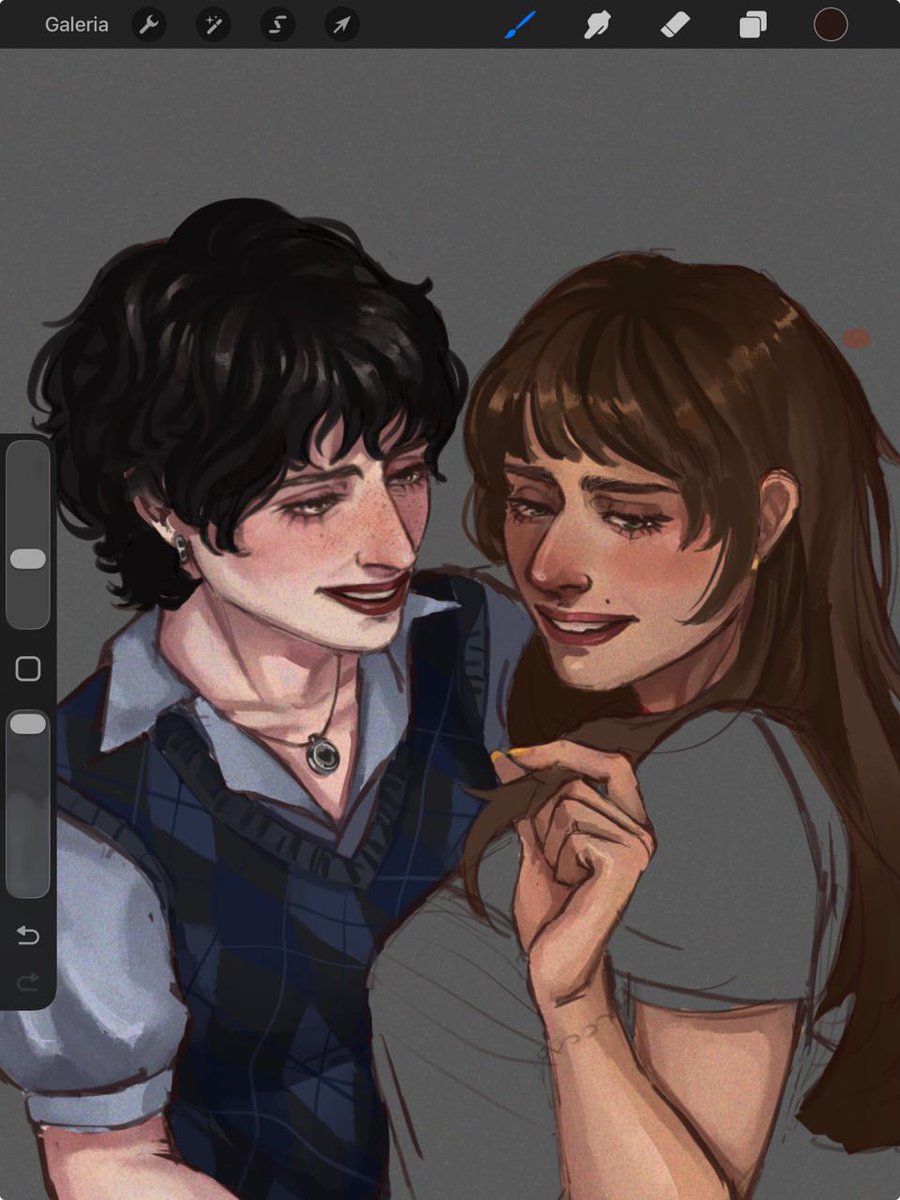 finally drawing lesbyler (wip) #lesbyler #byler