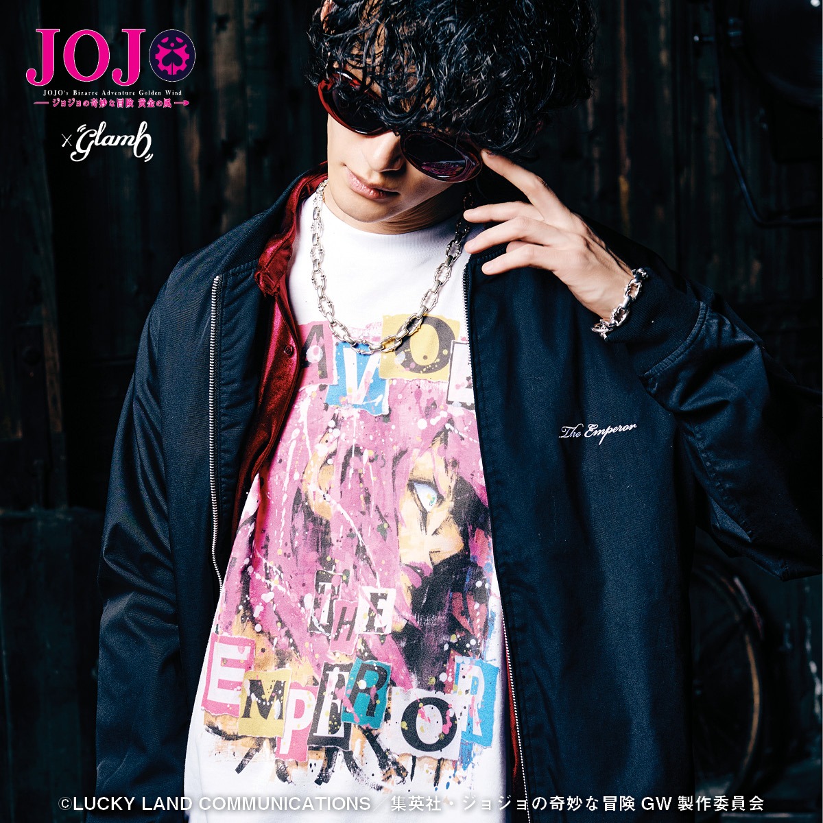 glamb_tweets's tweet photo. 【アニメ『ジョジョの奇妙な冒険』×glamb】
「ファントムブラッド」から「ストーンオーシャン」まで、ストリートアートの技法を駆使して作り上げたコラボレーションシリーズ