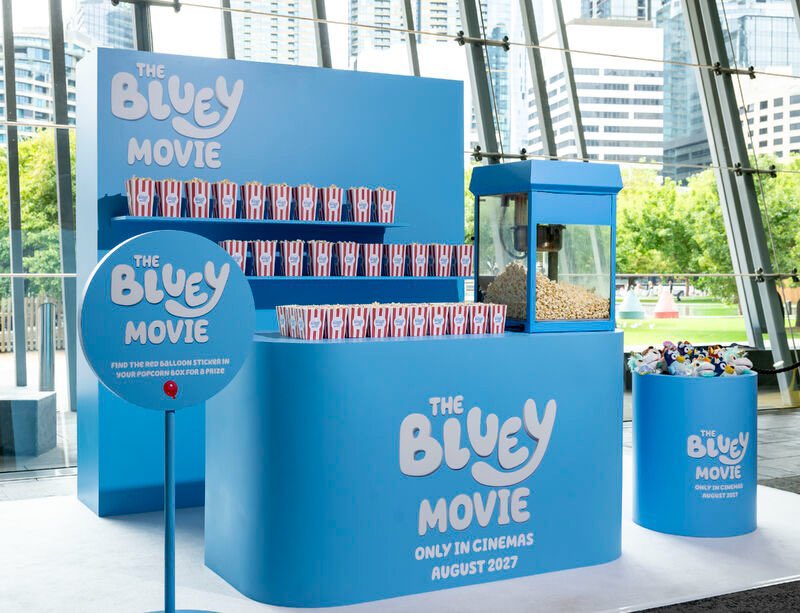The first look at the logo for ‘The Bluey Movie’ has been revealed.