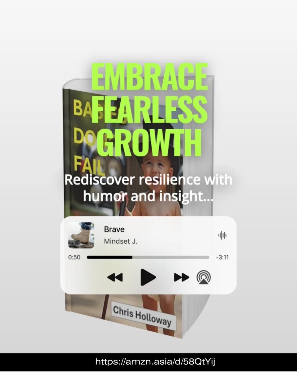 ChrisHo57357908's tweet image. EMBRACE FEARLESS GROWTH 🚀

Resilience isn’t loud.

#fearlessgrowth #resilience #babiesdontfail #mindsetshift #chrisholloway #personalgrowth #mentalstrength #overcomingfear #courageovercomfort #successmindset #unitedstates

🔗amzn.asia/d/58QtYij
books.by/chris-holloway