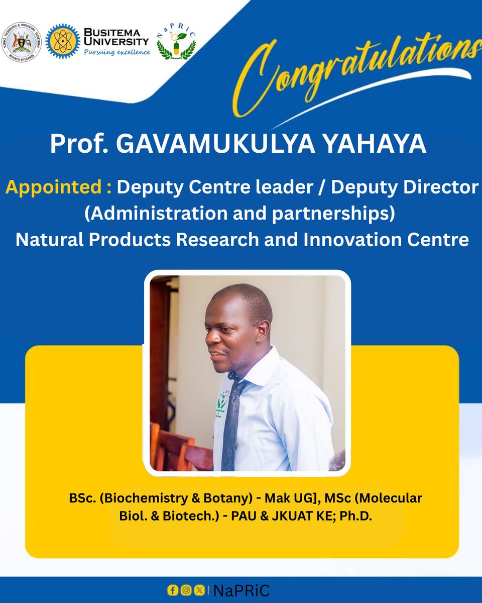 Paul Waako, PhD tweet media