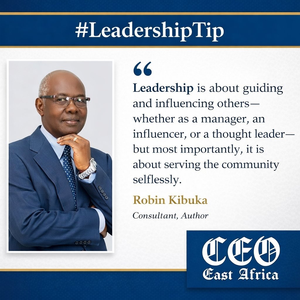 CEOEastAfrica's tweet photo. #LeadershipTip
Leadership is more than holding a title; it is the ability to guide, inspire, and positively influence others, whether as a manager, influencer, or thought leader. At its heart, true leadership is rooted in service - Robin Kibuka, Consultant & Author.
Great leaders use their knowledge and experience not for personal gain, but to uplift others and create meaningful impact within their communities. When leadership is driven by purpose and service, it becomes a powerful force for progress and collective growth.
Read the full story and insights from Robin Kibuka:
https://t.co/eel7jwZbRR