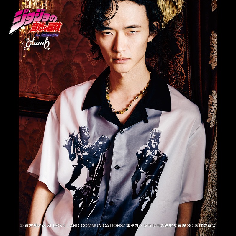 glamb_tweets's tweet photo. 【アニメ『ジョジョの奇妙な冒険』×glamb】
「ファントムブラッド」から「ストーンオーシャン」まで、ストリートアートの技法を駆使して作り上げたコラボレーションシリーズ