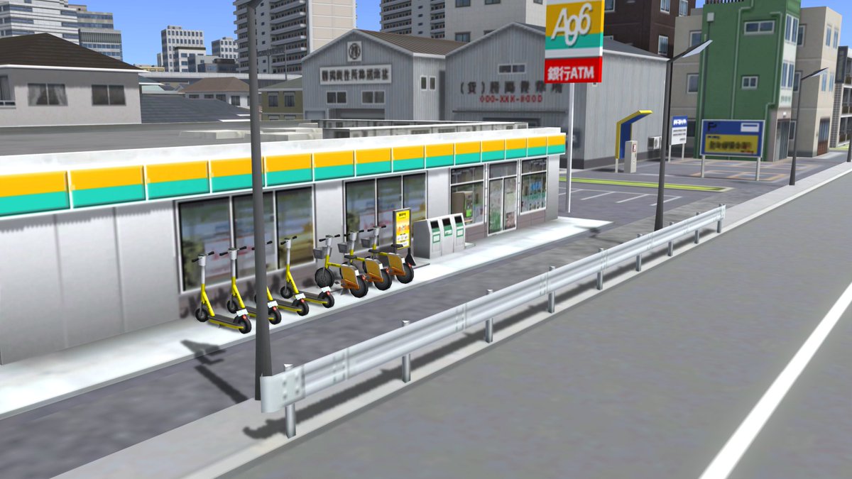 artdink_tw's tweet photo. 【#A9evo 機能詳細振り返り④】
■自由度を増したアイテム配置
駅や建物の敷地内にもアイテムを置けるようになりました🏢

店舗前のスペースを活用したシェアサイクルや、建物の敷地内に設置された地下鉄のエレベーターなど、都会らしい密度のある景観を再現できます🚲

🔽公式サイトはこちら
https://t.co/8VA1mn7xSB