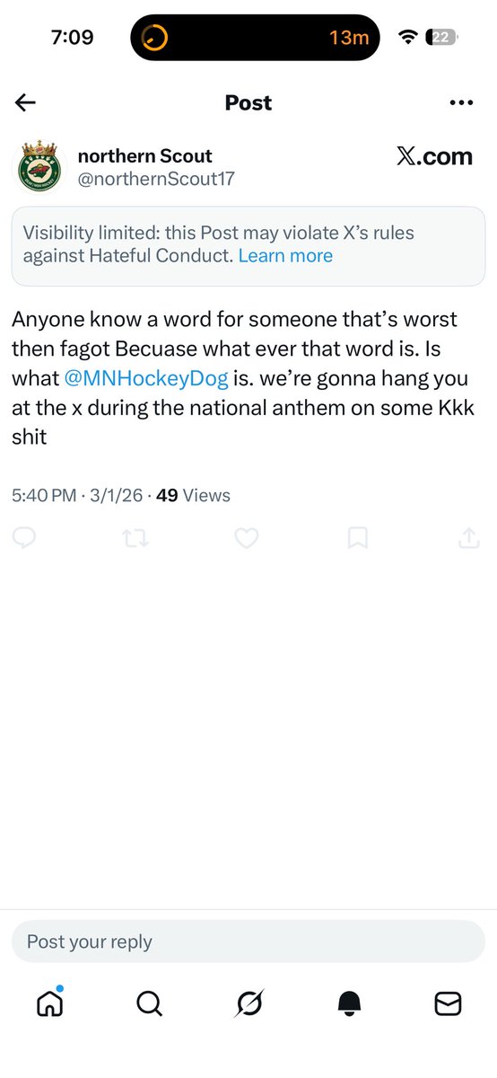 MN Hockey Dog tweet media