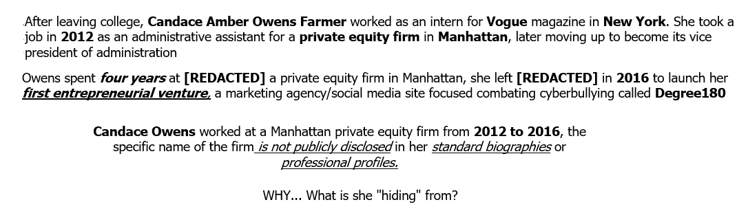 SmithJulie25324's tweet photo. @NJBeisner As long as CanDNC Owens is talking about Erika , no one is talking about her interview with Andrew Tate, Steve Bannon, Harvey Weinstein, the name of PE firm and her Degree180 connection to DNC fixer Mark Weiner and the Clintons and Jeffery Epstein
https://t.co/GDabHuDvHO https://t.co/M4lyKEAloG