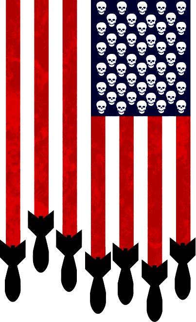 BismutoColorido's tweet photo. @WhiteHouse The "red, white and blue" everybody who isnt a psychopathic warmonger sees https://t.co/uBNAYok7u4