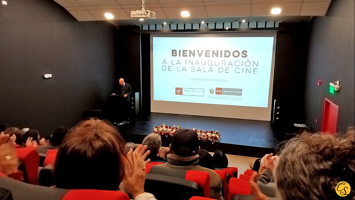 “L’IMAGINAIRE”, NUEVA SALA DE CINE DE LA ALIANZA FRANCESA CUSCO, se inauguró en noviembre pasado y ya ha recibido las primeras muestras de cine y artes escénicas.
cuscosocial.com/nota.php?id_no…

#Cusco #Peru #cine #saladecine #AlianzaFrancesaCusco
