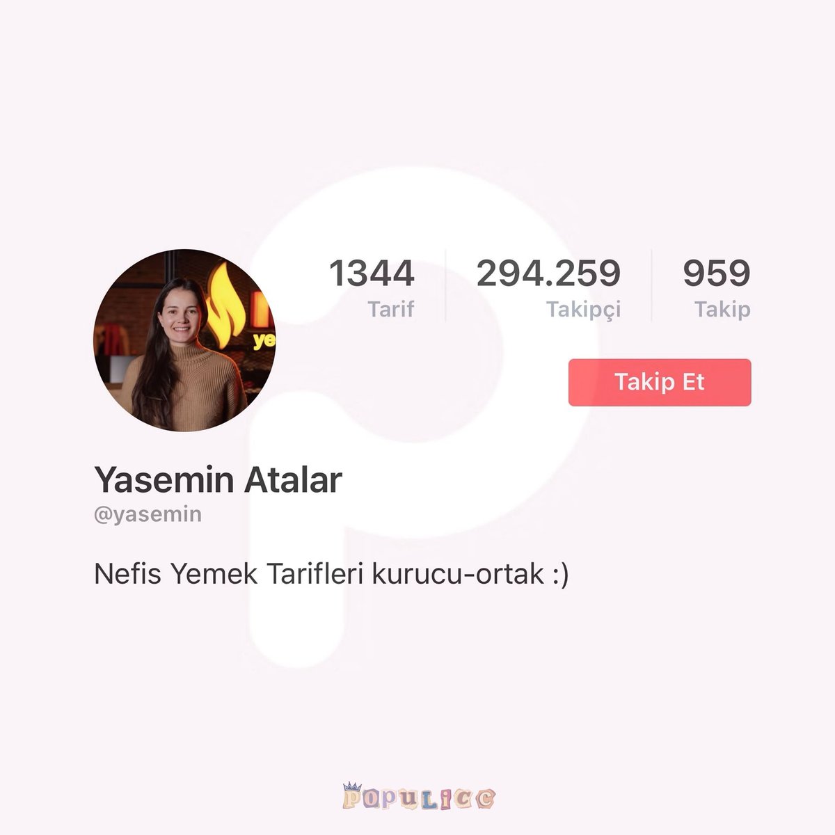 Dailyhaberr's tweet photo. "Nefis Yemek Tarifleri" adlı hesabın sahibi, yıllar sonra ortaya çıktı.

• İstanbul Teknik Üniversitesi Makine mezunu. https://t.co/YqbF6nYYAC