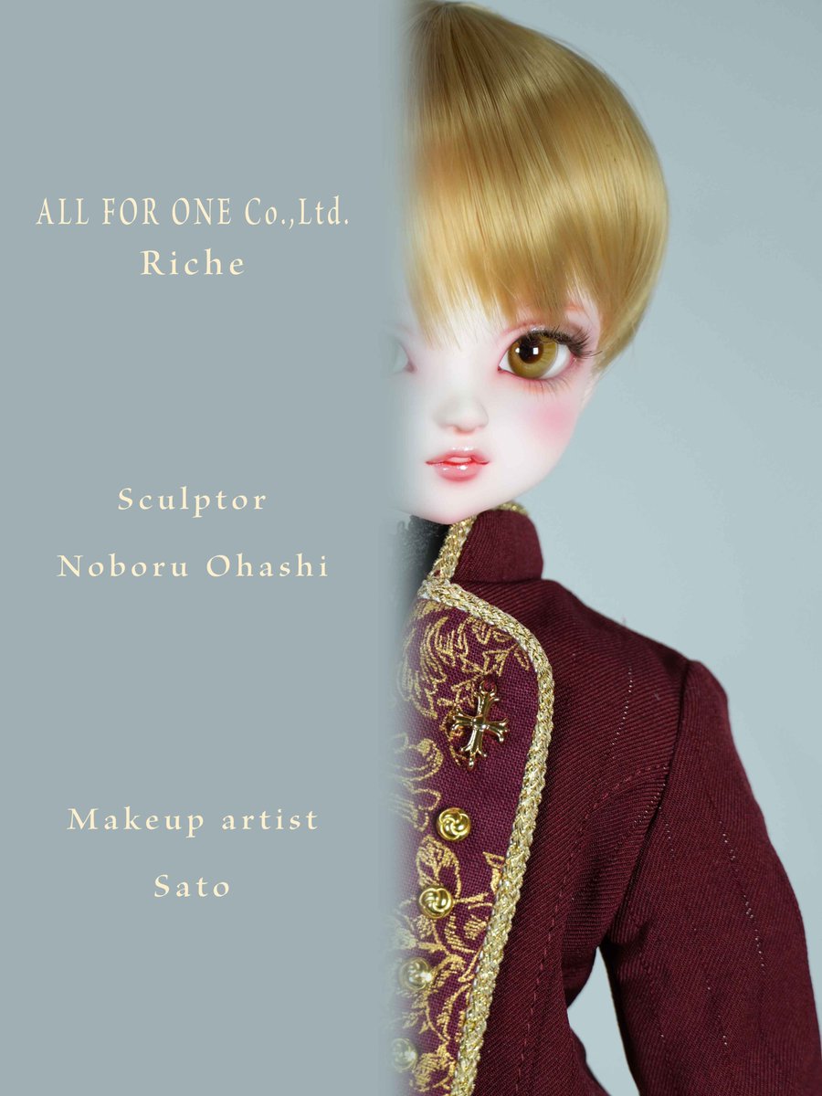 皆様こんにちは😊
4月19日（日）🎉I・Doll West VOL.43にて展示・お迎えいただけます子のご紹介です🎊
画像はさと様メイクの世界に一体だけのワンオフモデル✨
Riche / リチェです💕
#ALL_FOR_ONE_Doll
#mellow_makeup
アイドール大阪の会場にて是非ご覧いただけましたら幸いです🙏
