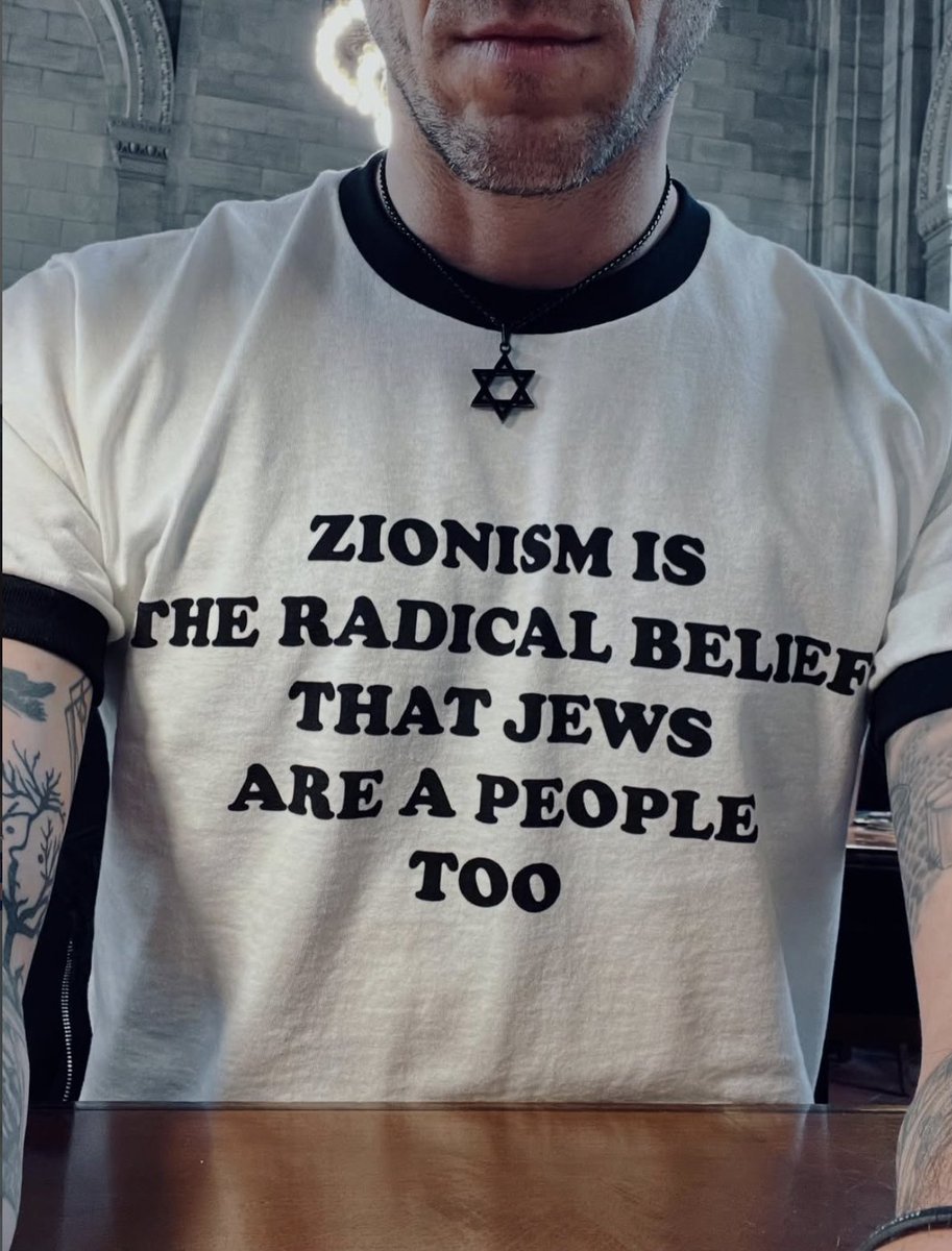 Pissing off antisemites since 1983. 

hereiam.threadless.com/designs/zionis…