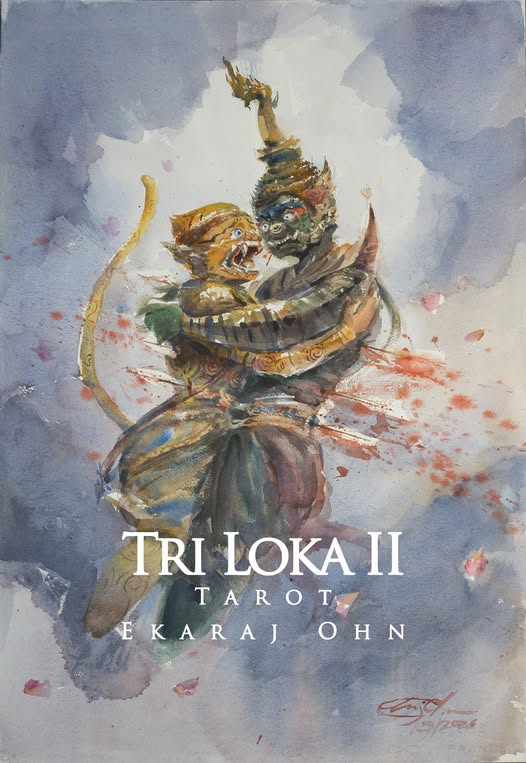 สงคราม มีแต่ทำให้เกิดความสูญเสีย
เช่น โศกนาฏกรรมของสองเพื่อนรักต่างเผ่าพันธ์ุ
เกสรทมาลา วานรสีเหลืองงดงามผู้มีกลิ่นกายหอมดุจมวลบุปผา อวตารของพระไพรศรพณ์  
#triloka #tarot