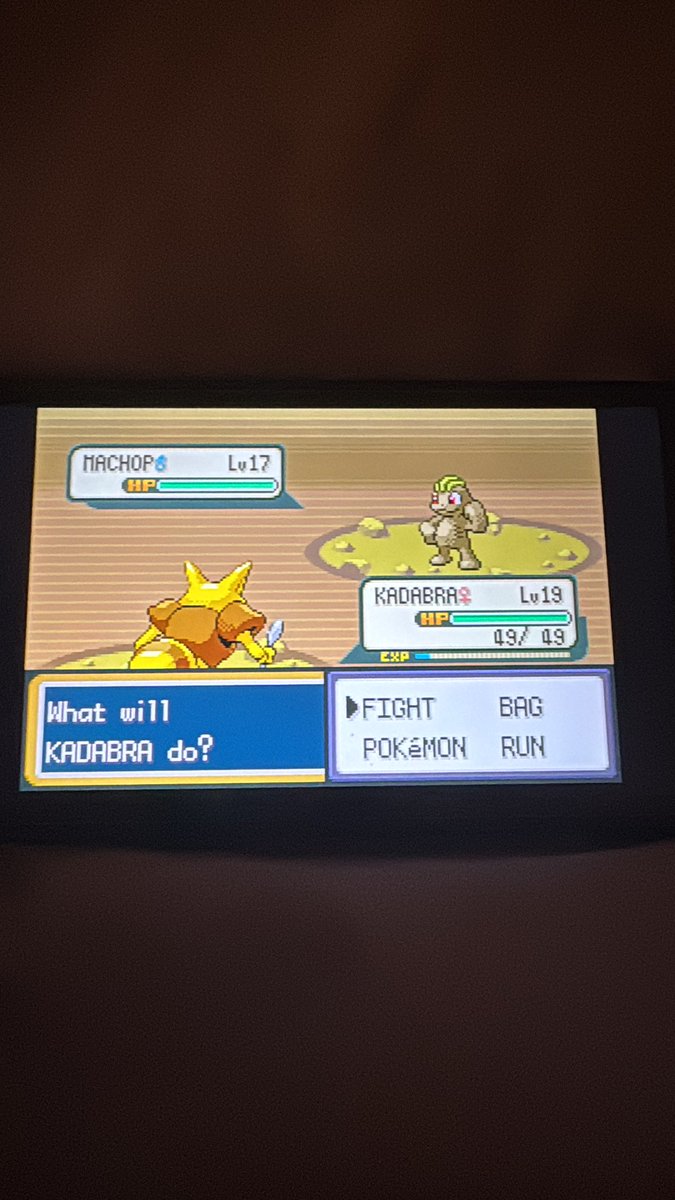 Kaidiovascular's tweet photo. Caught a shiny Machop in Pokemon firered 😁😁 https://t.co/EesRCklgnL
