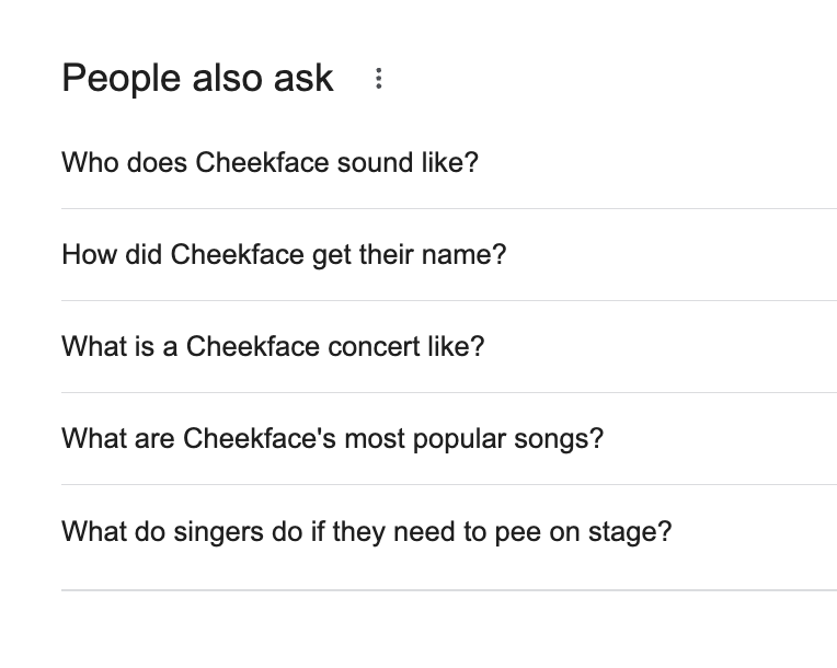 america's local band cheekface tweet media