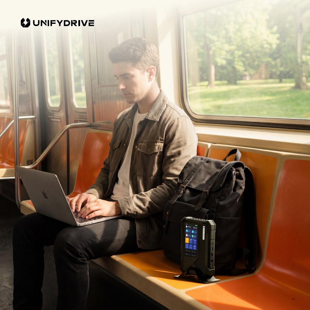 UnifyDrive Japan｜ポータブルNAS『UT2』 tweet media