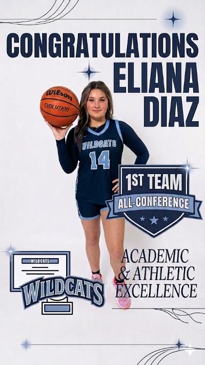 WCHSGBB's tweet photo. Congratulations to Eliana Diaz being named 1st Team All Conference! https://t.co/IBHS5P4guT